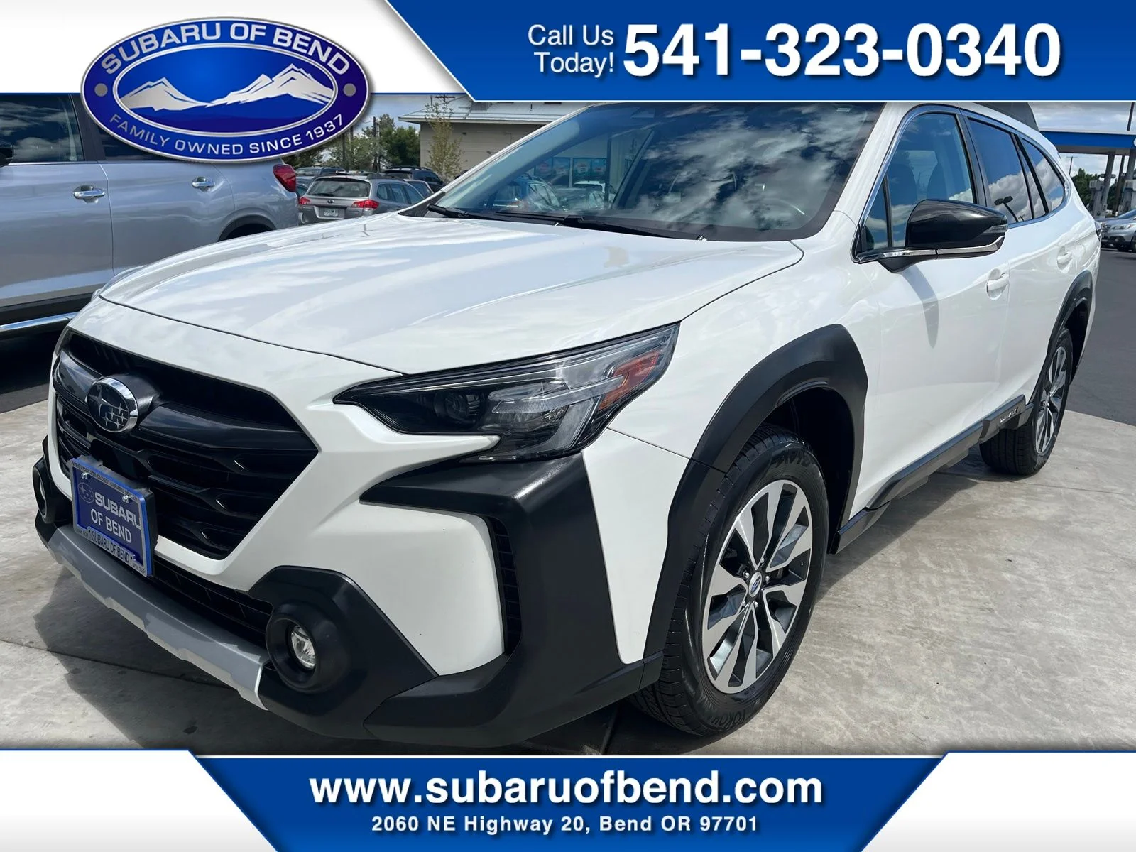 Used 2024 Crystal White Pearl Subaru Limited image 1