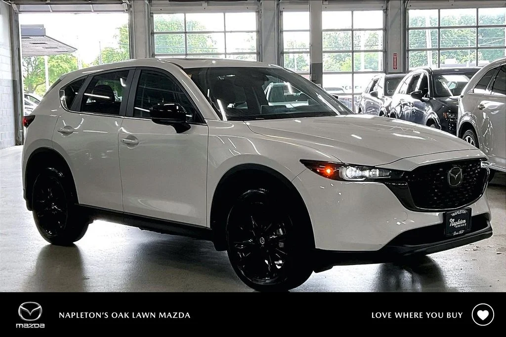Certified Used 2025 White Mazda 2.5 S Carbon Edition image 1