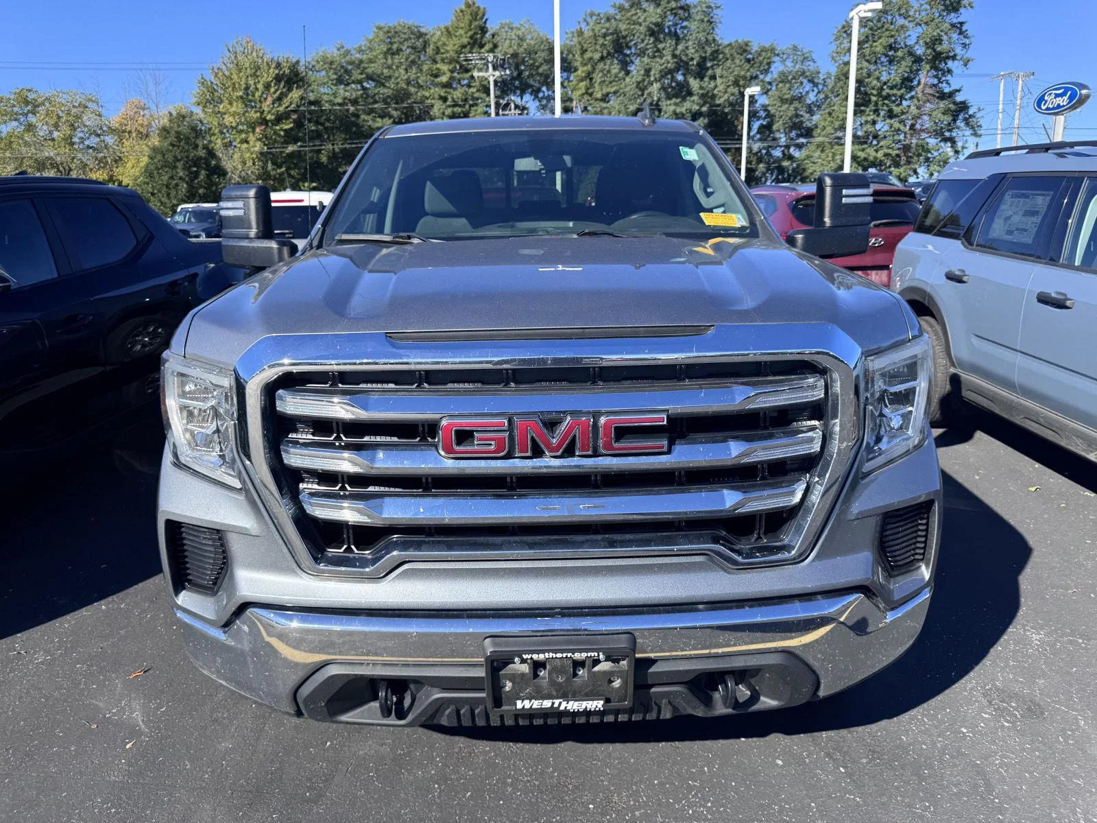 Used 2020 Satin Steel Metallic GMC SLE image 2