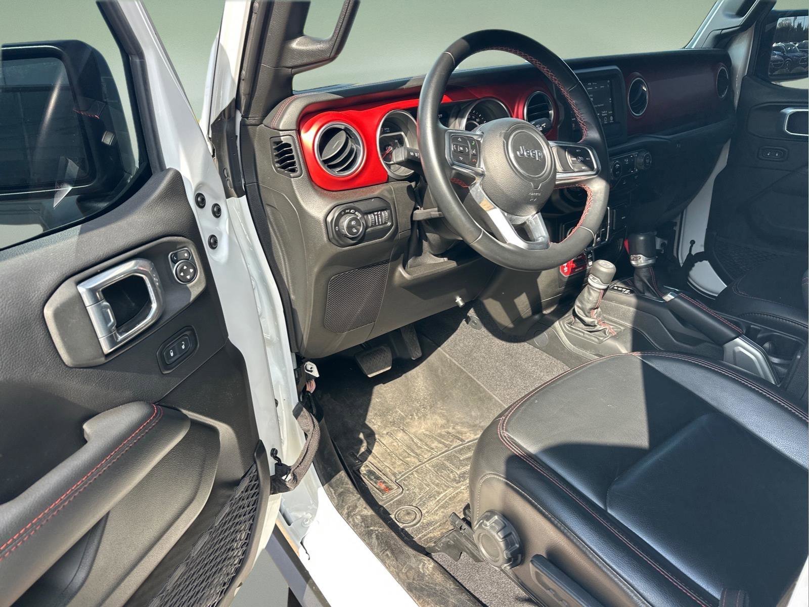 Used 2021 Bright White Clearcoat Jeep Rubicon image 10