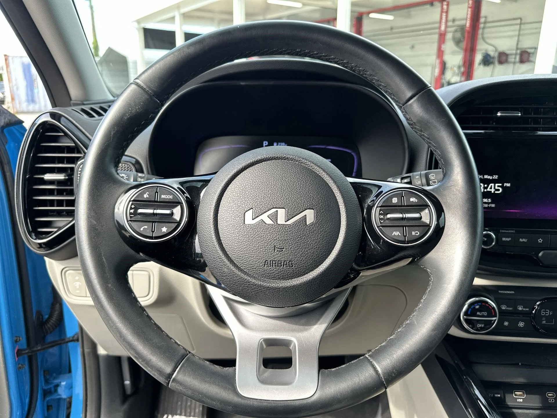 Certified Used 2023 Surf Blue Kia EX image 11