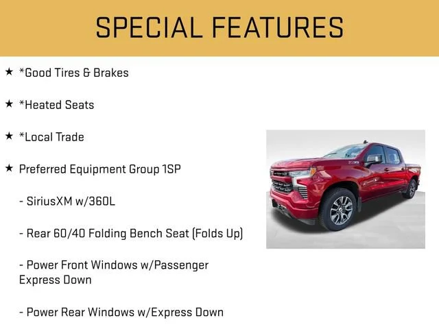 Used 2024 Radiant Red Tintcoat Chevrolet RST image 6