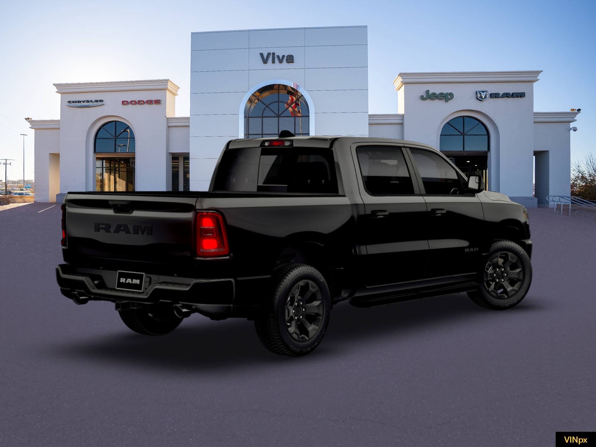 New 2026 Diamond Black Crystal Pearlcoat RAM Express image 7