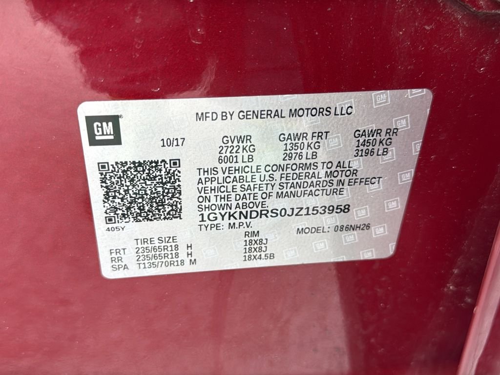 Used 2018 Red Cadillac Luxury image 15