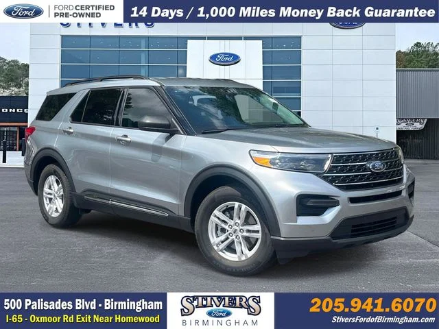 Certified Used 2023 Silver Ford XLT image 1