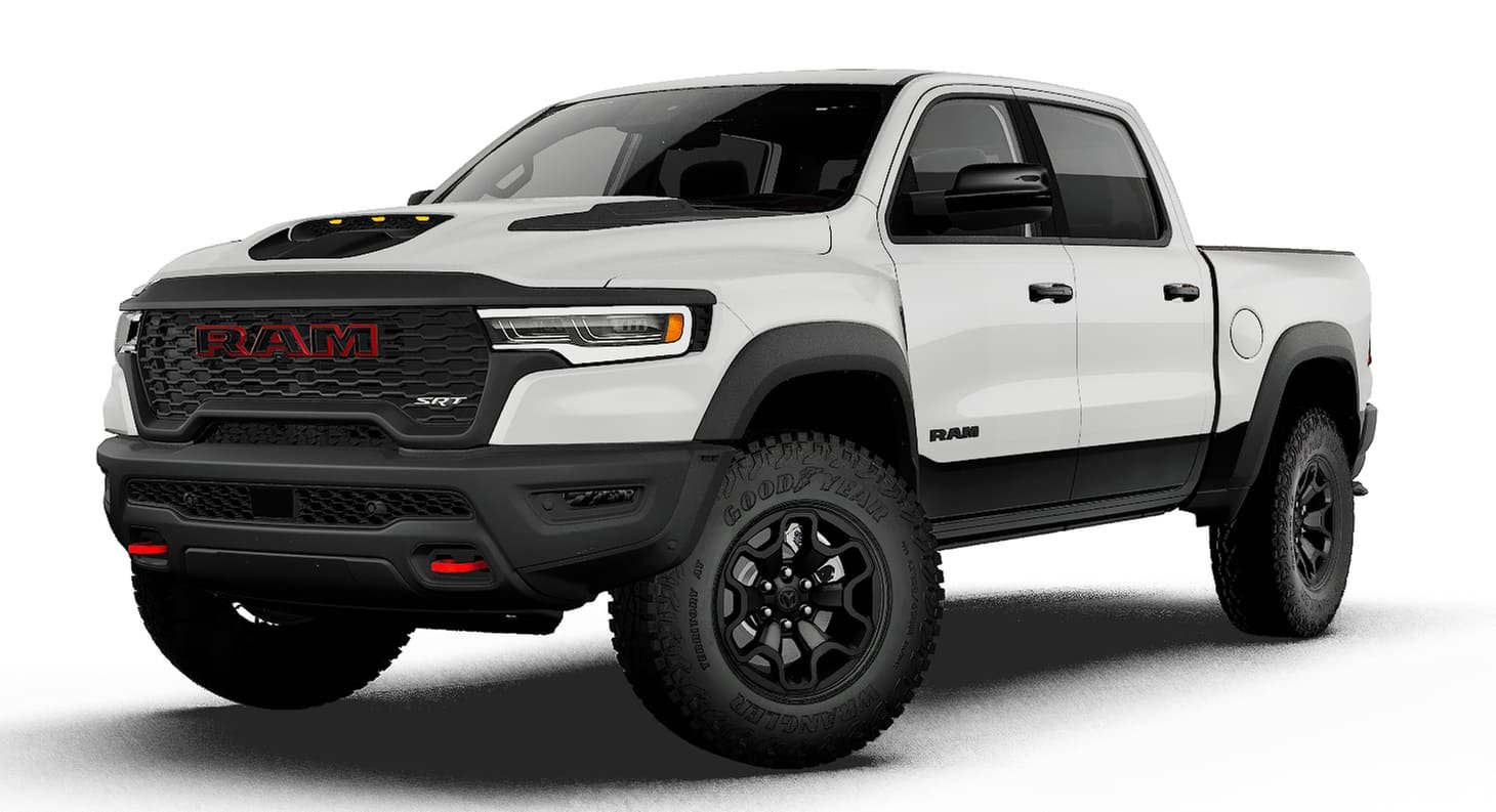 New 2027 Bright White Clear-Coat Exterior Paint RAM TRX image 1