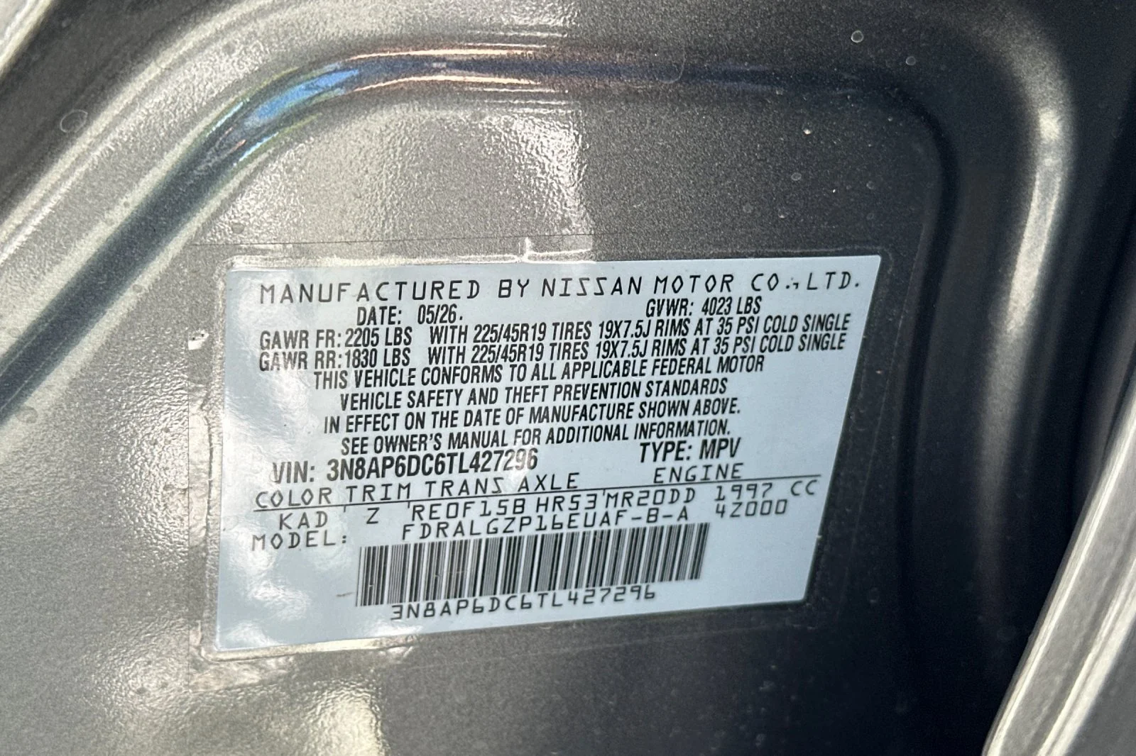 New 2026 Gun Metallic Nissan SR image 27