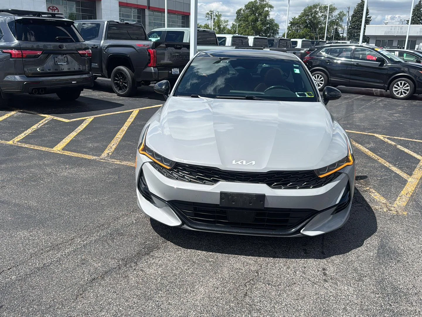 Used 2022 Wolf Gray Kia GT-Line image 2