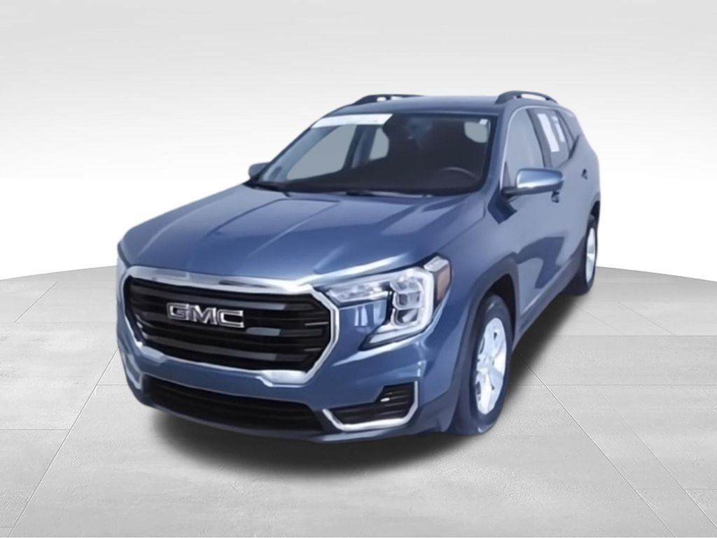 Used 2024 Blue GMC SLE image 4