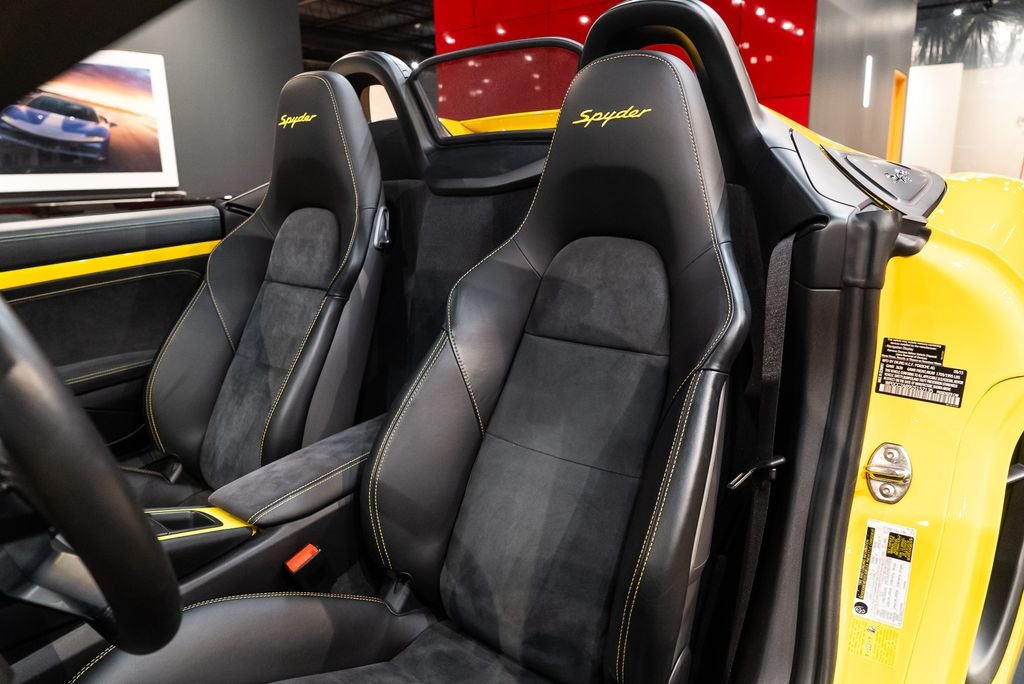 Used 2016 Racing Yellow Porsche Spyder image 4