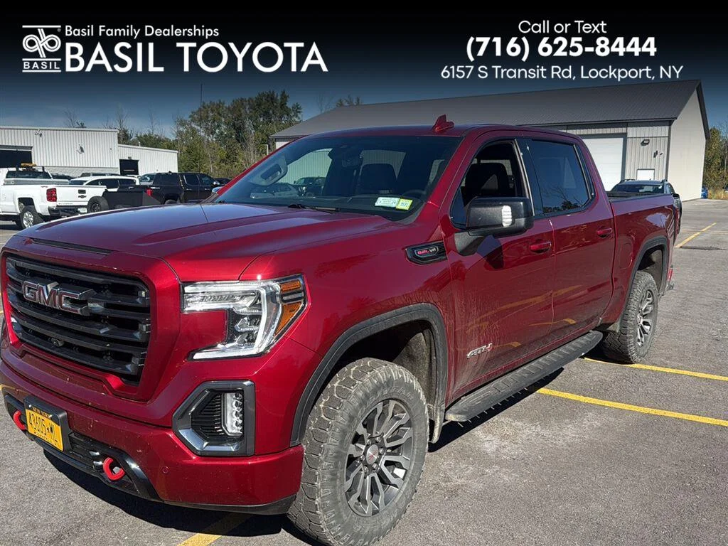 Used 2022 Cayenne Red Tintcoat GMC AT4 image 1