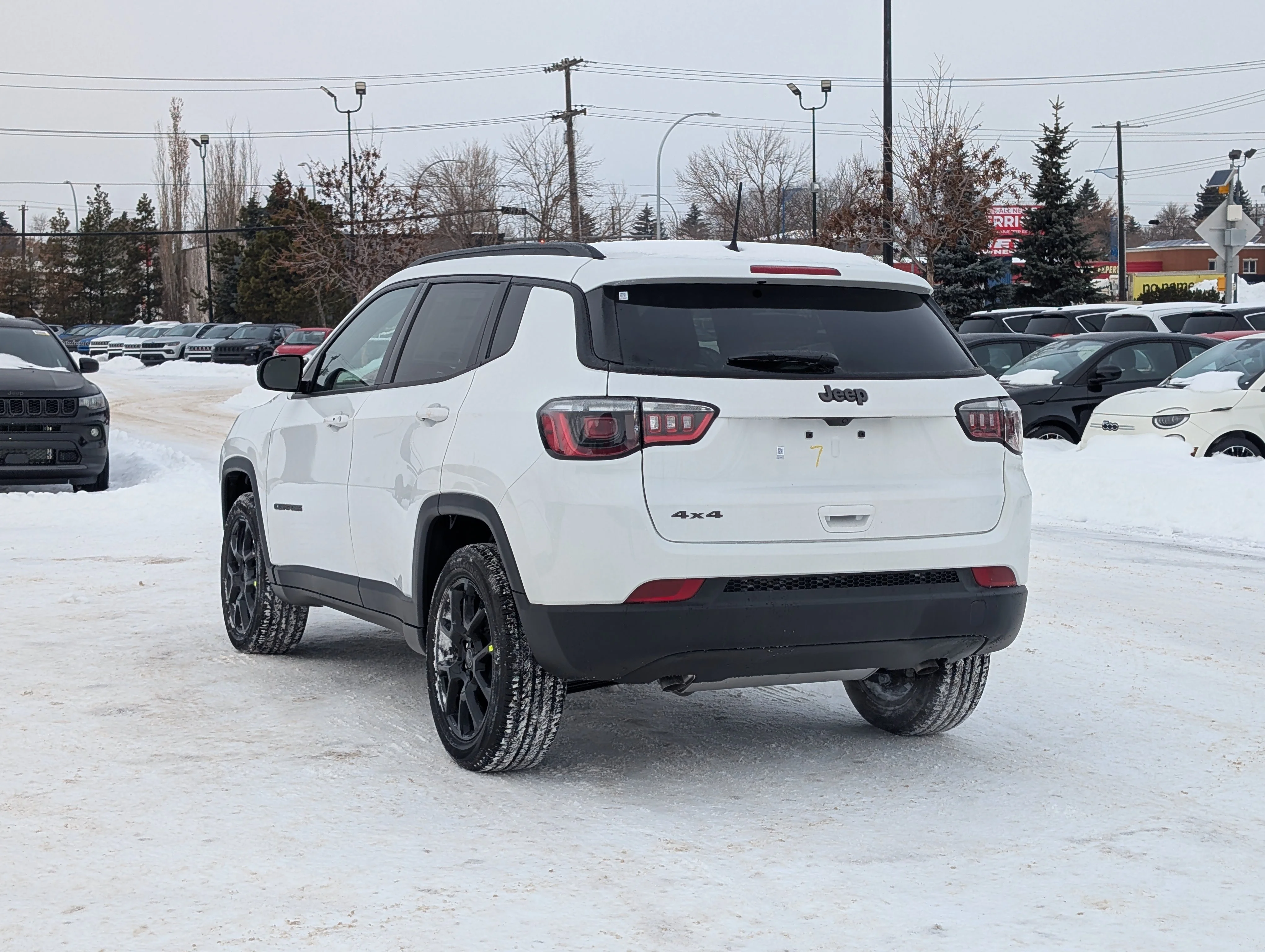 New 2026 Bright White Jeep North image 4