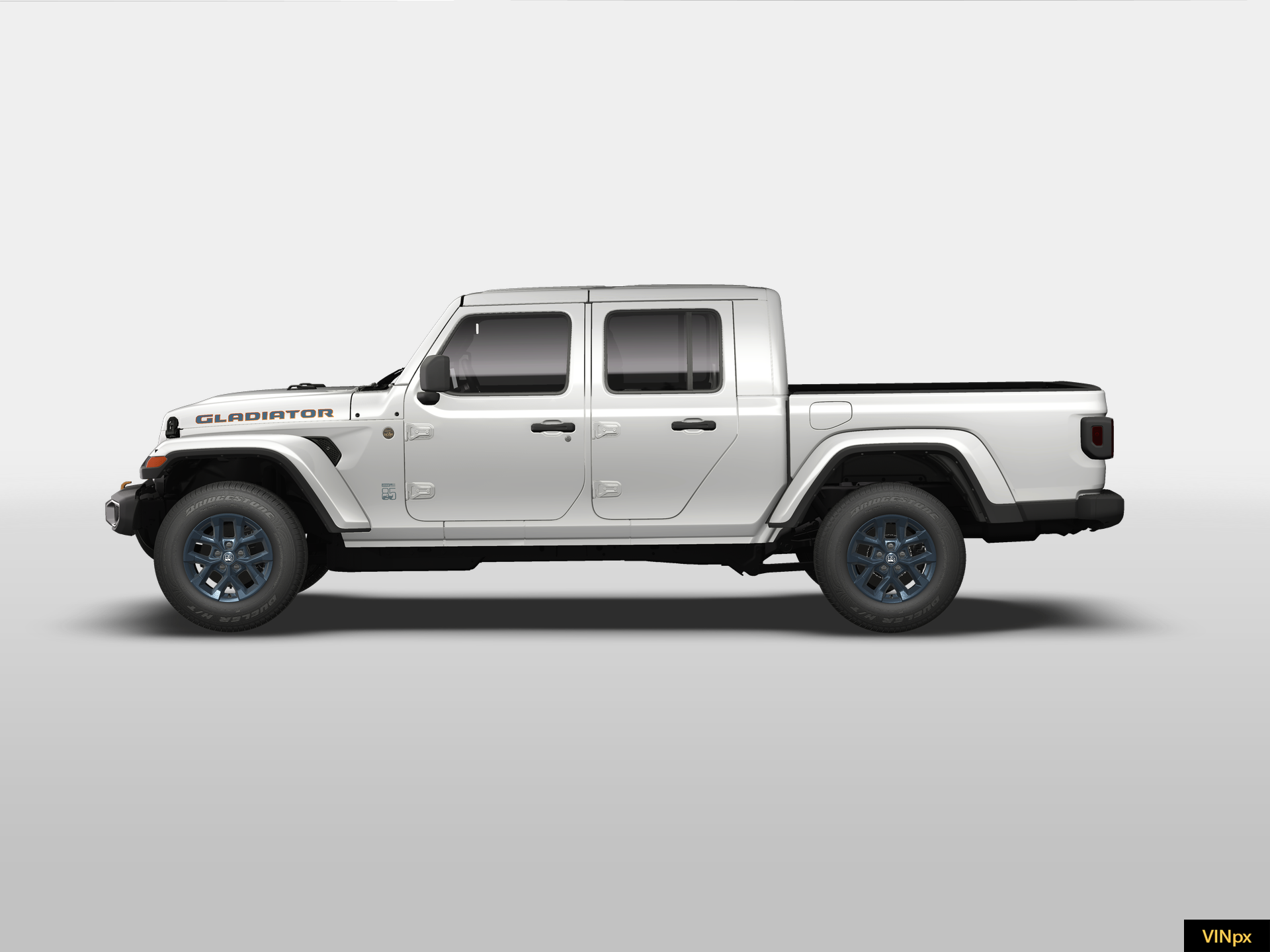 New 2026 Bright White Clear-Coat Exterior Paint Jeep 85th Anniversary Edition image 3