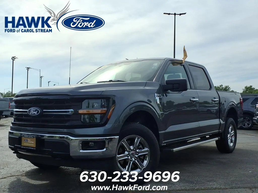 Certified Used 2025 Gray Metallic Ford XLT image 3