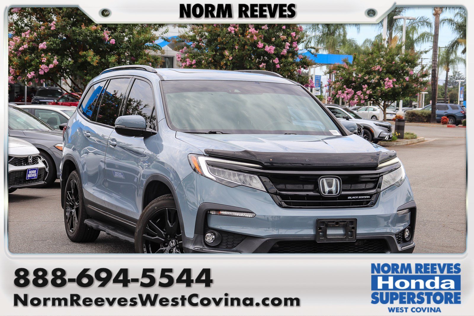Certified Used 2022 Gray Pearl Honda Black Edition image 1