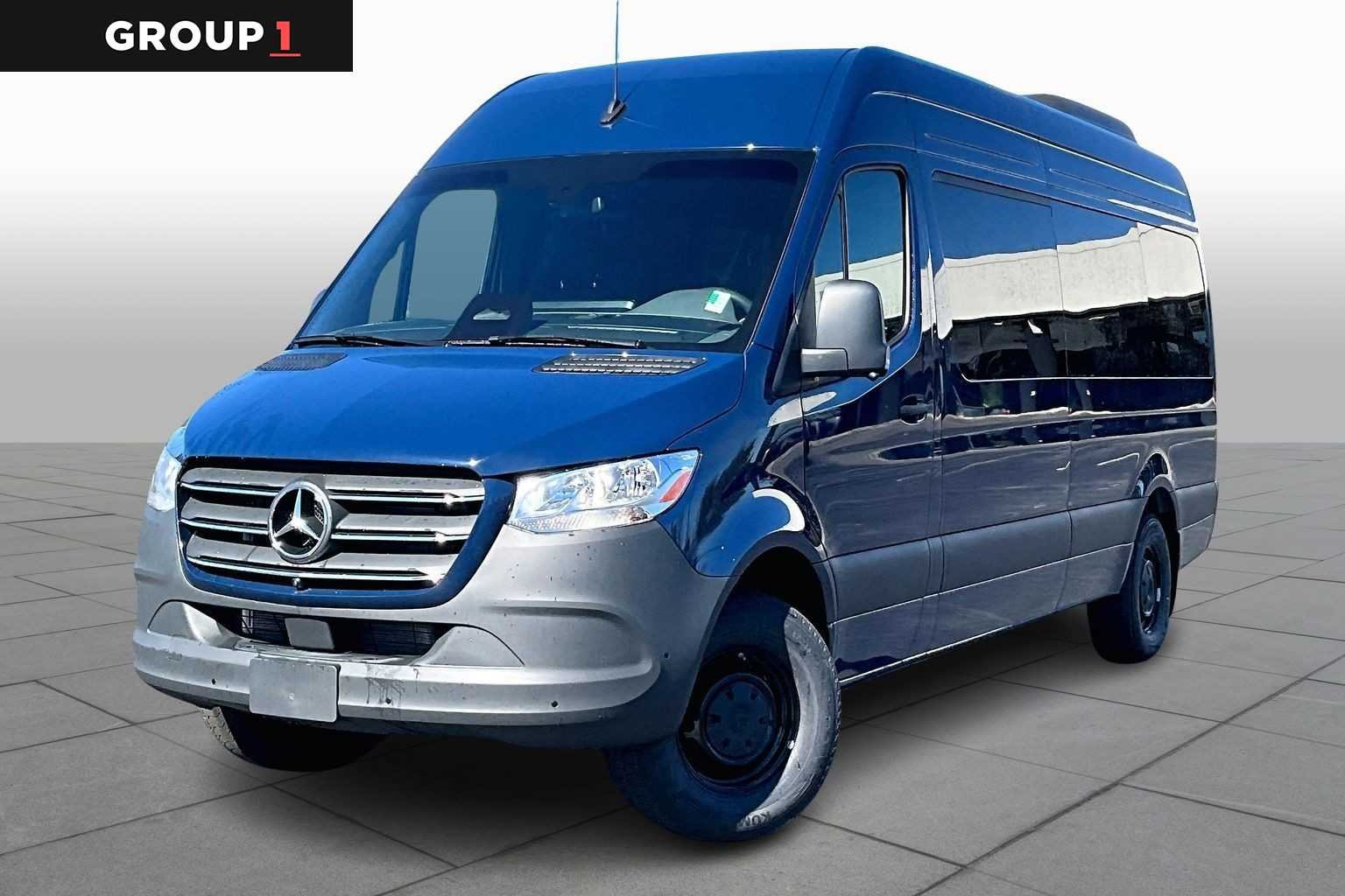 Gray (Steel Blue) 2025 Mercedes-Benz Sprinter 2500 170 High Roof Passenger Van RWD Van Rear-Wheel Drive 9-Speed Automatic