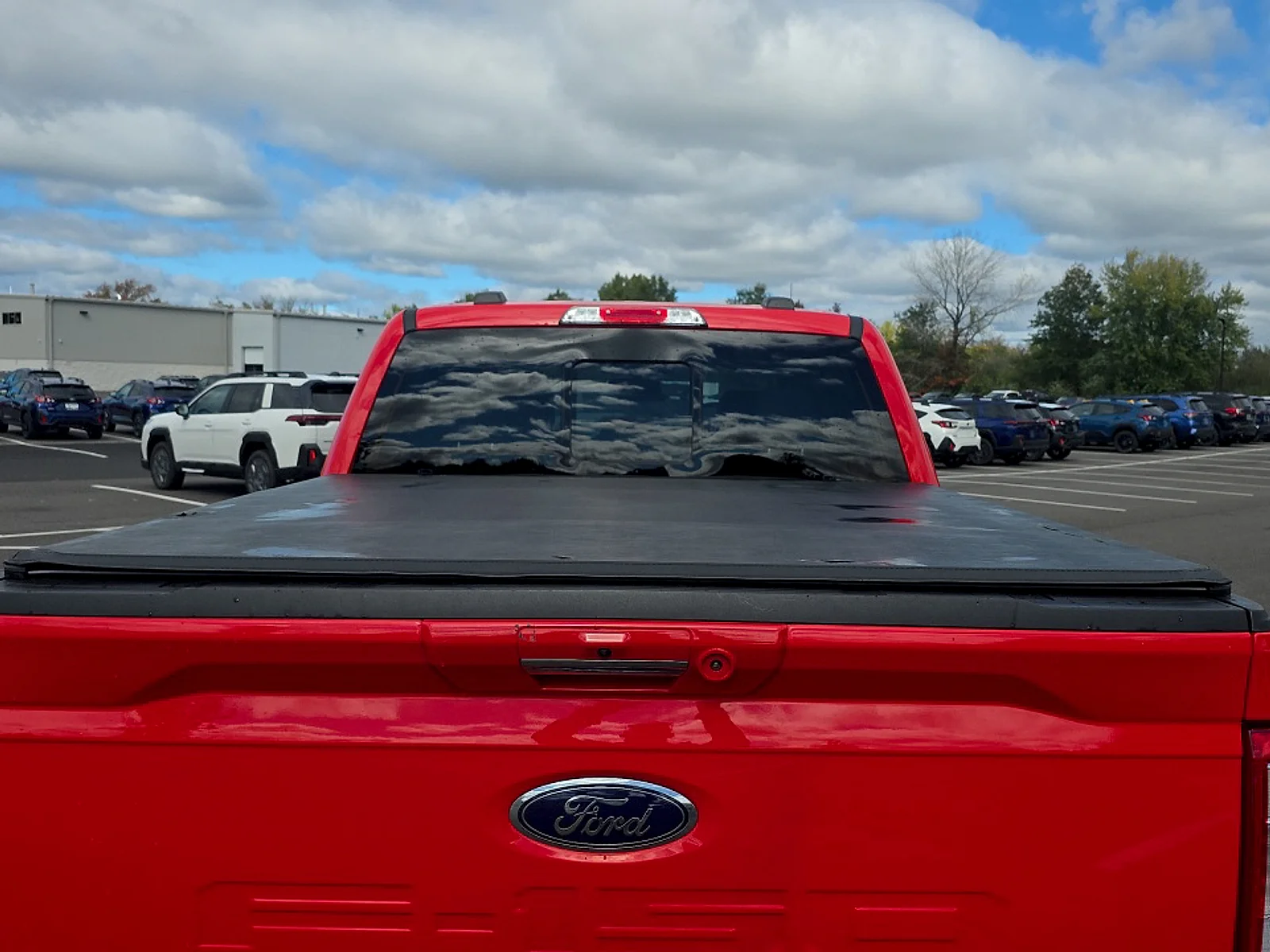 Used 2021 Race Red Ford LARIAT image 10