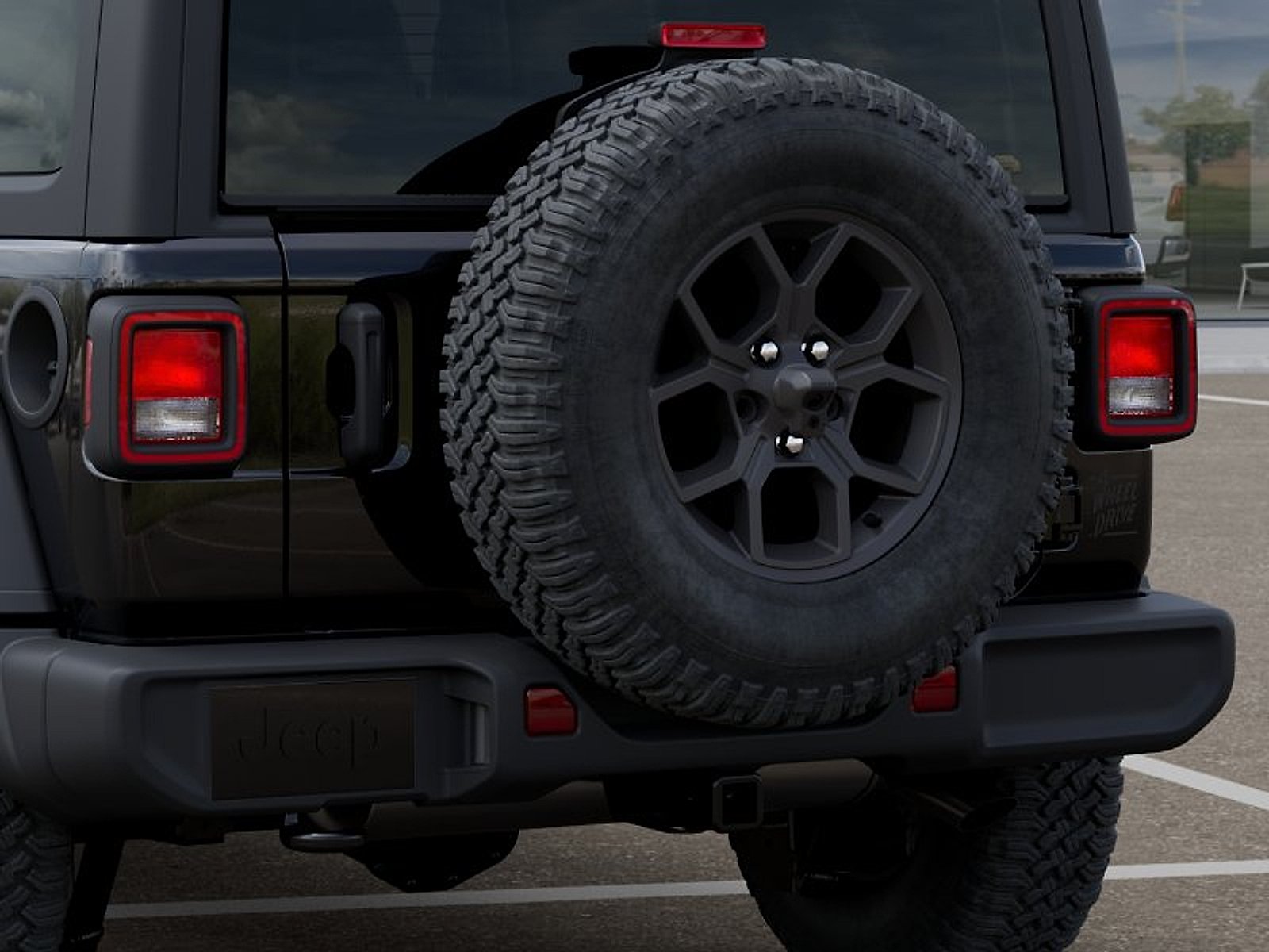 New 2026 Black Clearcoat Jeep 4-Door Willys 4x4 image 14
