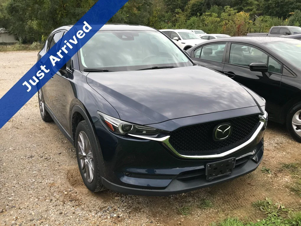 Used 2019 Deep Crystal Blue Mica Mazda Grand Touring image 1