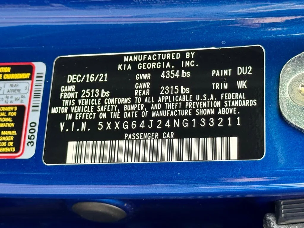 Used 2022 Blue Kia GT-Line image 21