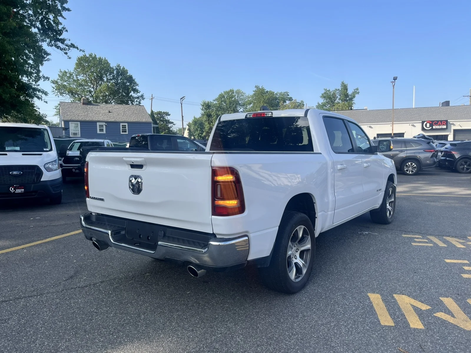 Used 2024 Ivory White Tri-Coat Pearlcoat Ram Laramie image 8