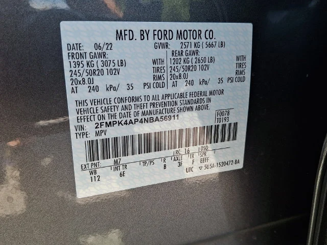 Used 2022 Gray Ford ST image 27