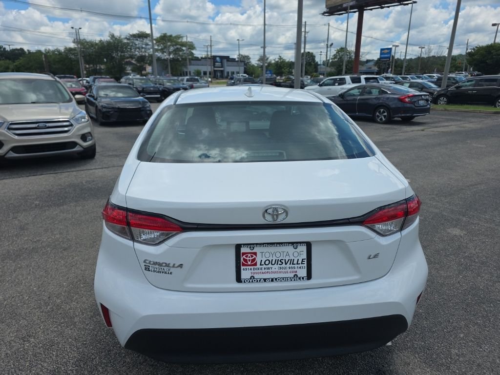 Used 2024 White Toyota LE image 5