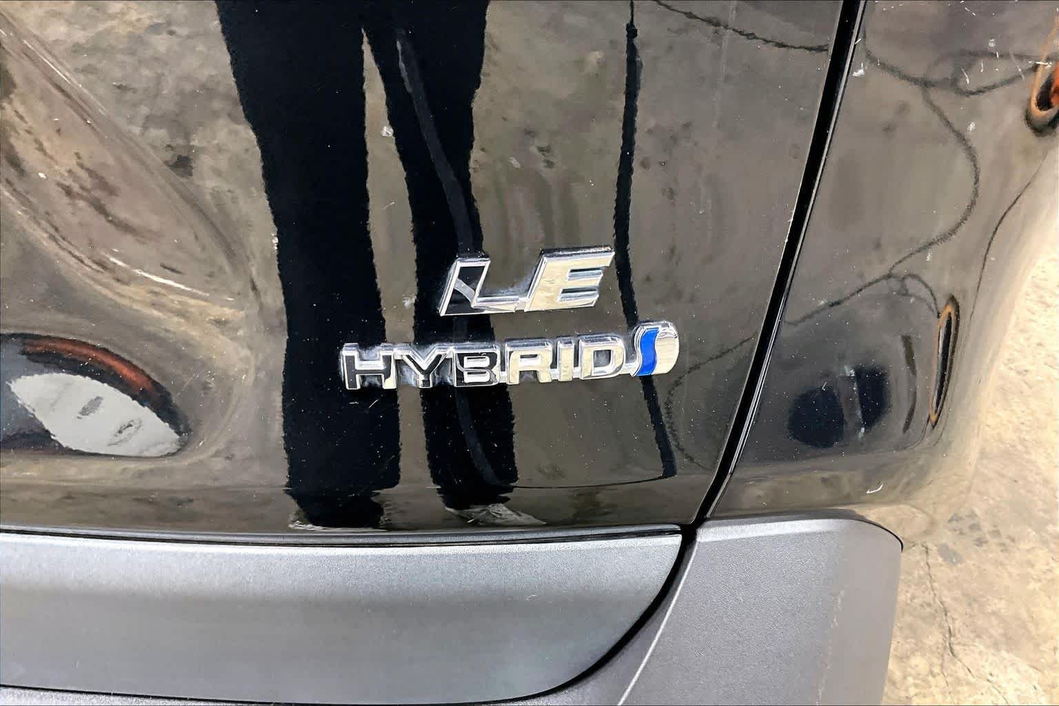 Used 2024 Midnight Black Metallic Toyota Hybrid LE image 10