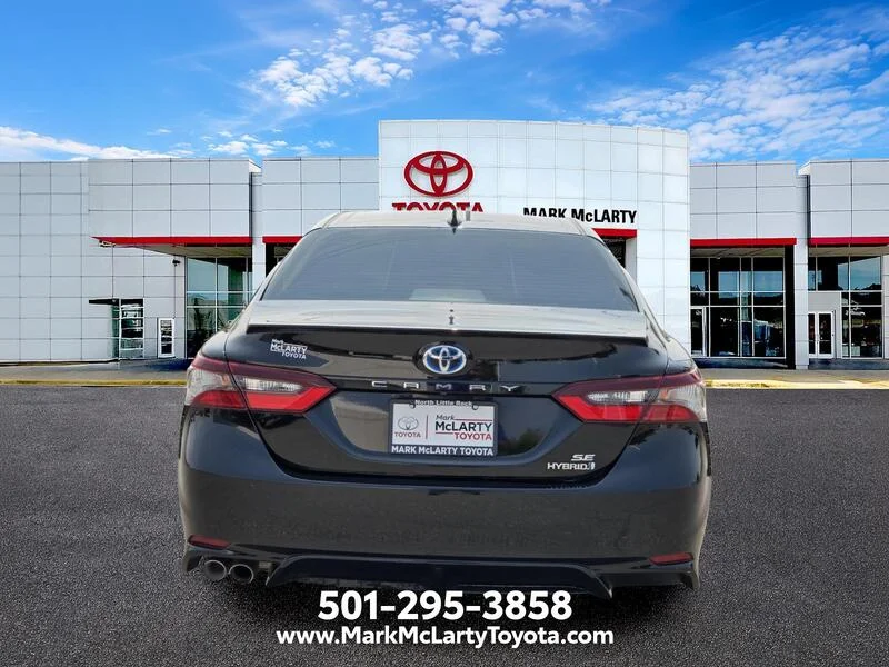 Used 2022 Midnight Black Metallic TOYOTA HYBRID SE CVT image 4