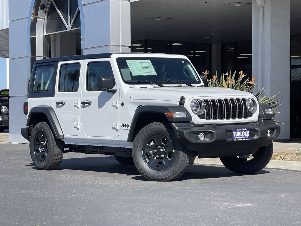 New 2026 Bright White Clear-Coat Exterior Paint Jeep Sport image 2