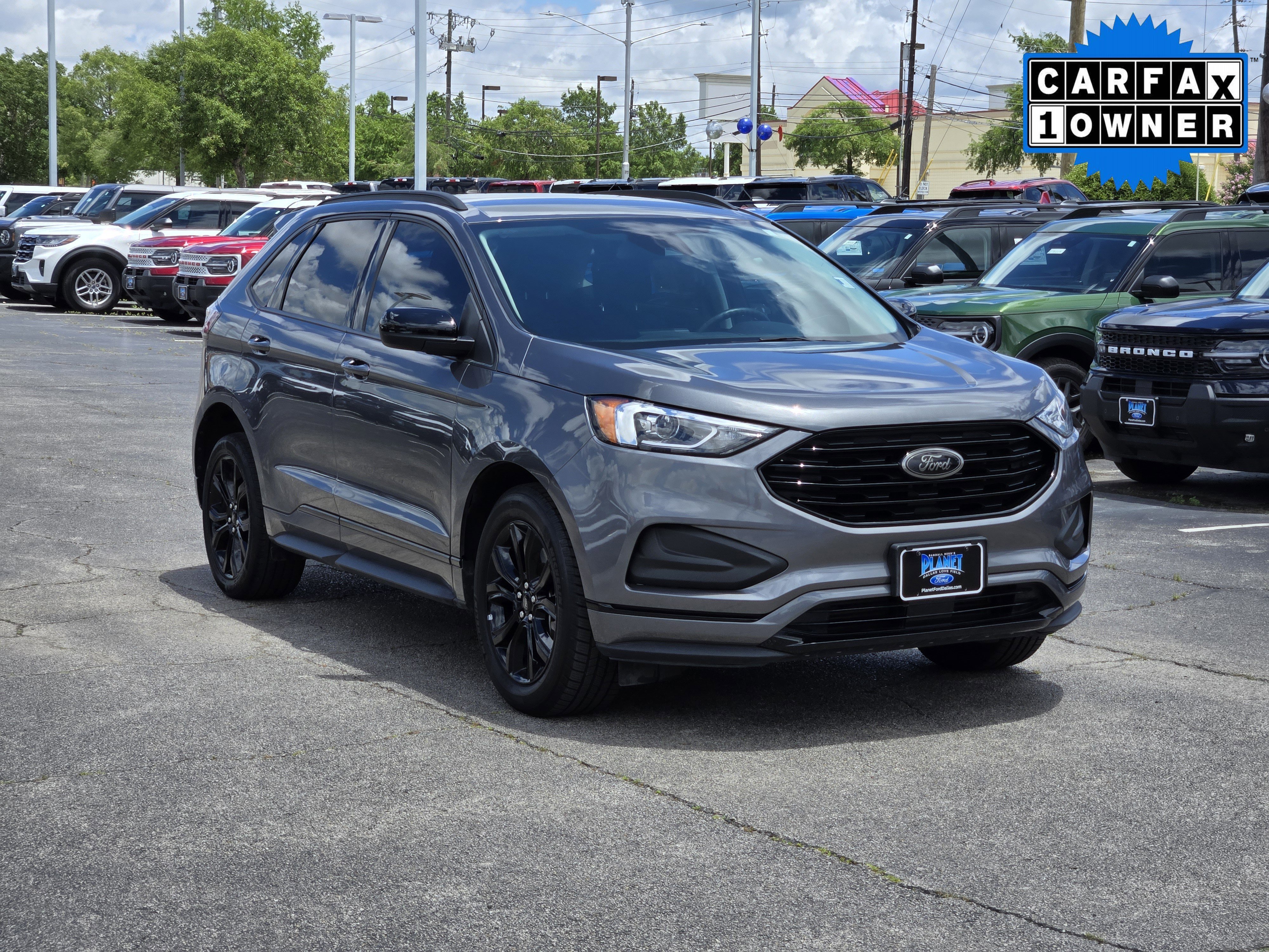 Certified Used 2023 Gray Metallic Ford SE image 3