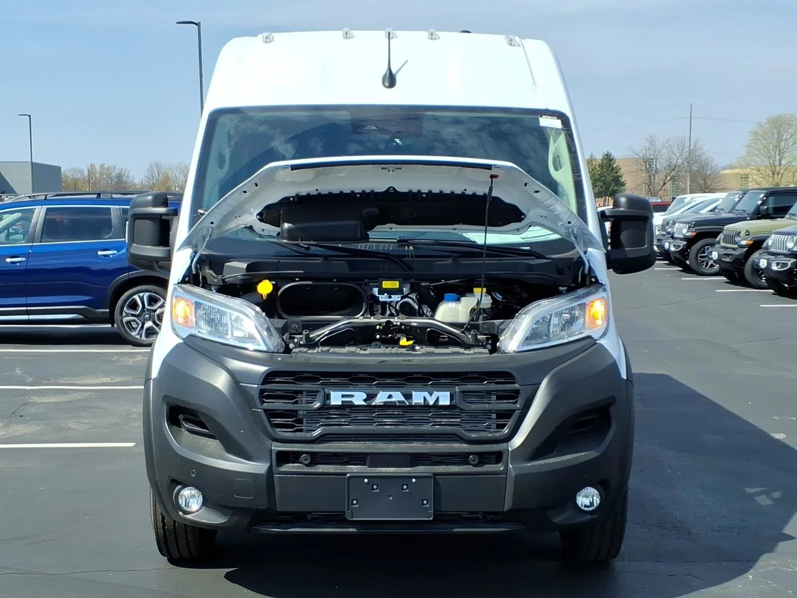 New 2026 Bright White Clear-Coat Exterior Paint RAM High Roof image 23