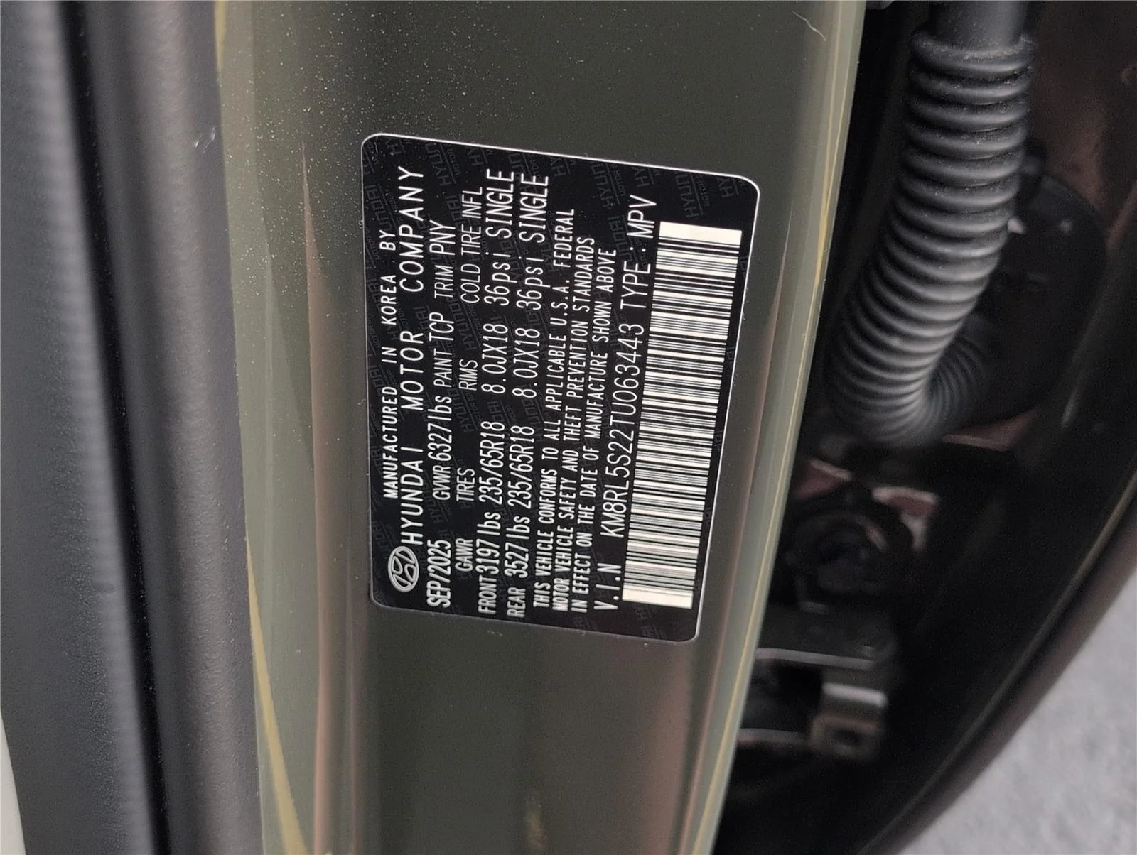 Used 2026 Titan Green Hyundai SEL 7P image 11