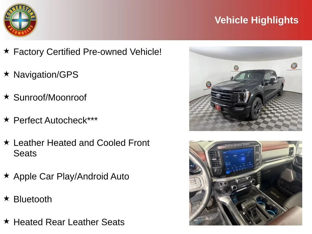 Used 2021 Ford F-150 Lariat with VIN 1FTFW1E5XMFA34260 for sale in Elk River, Minnesota