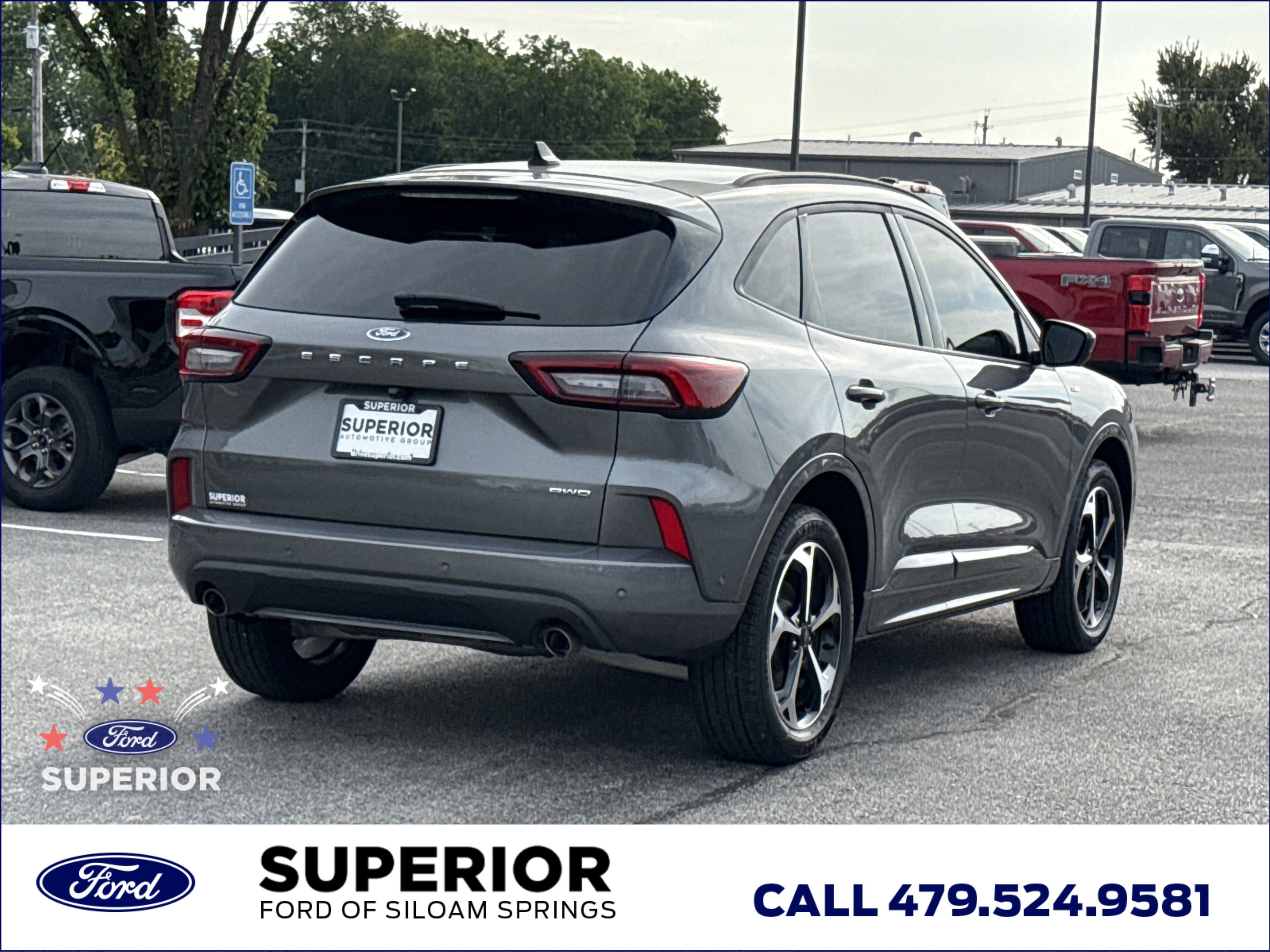 Used 2024 Light Blue Clearcoat Metallic Ford ST-Line Elite AWD image 3