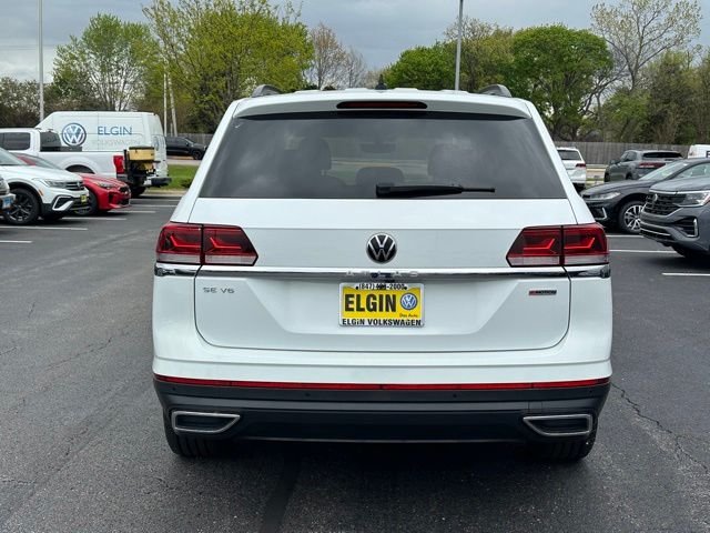 Used 2021 White Volkswagen 3.6L V6 SE w/Technology image 5