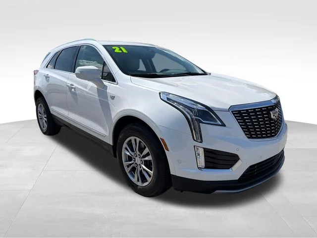 Used 2021 White Cadillac Premium Luxury image 1