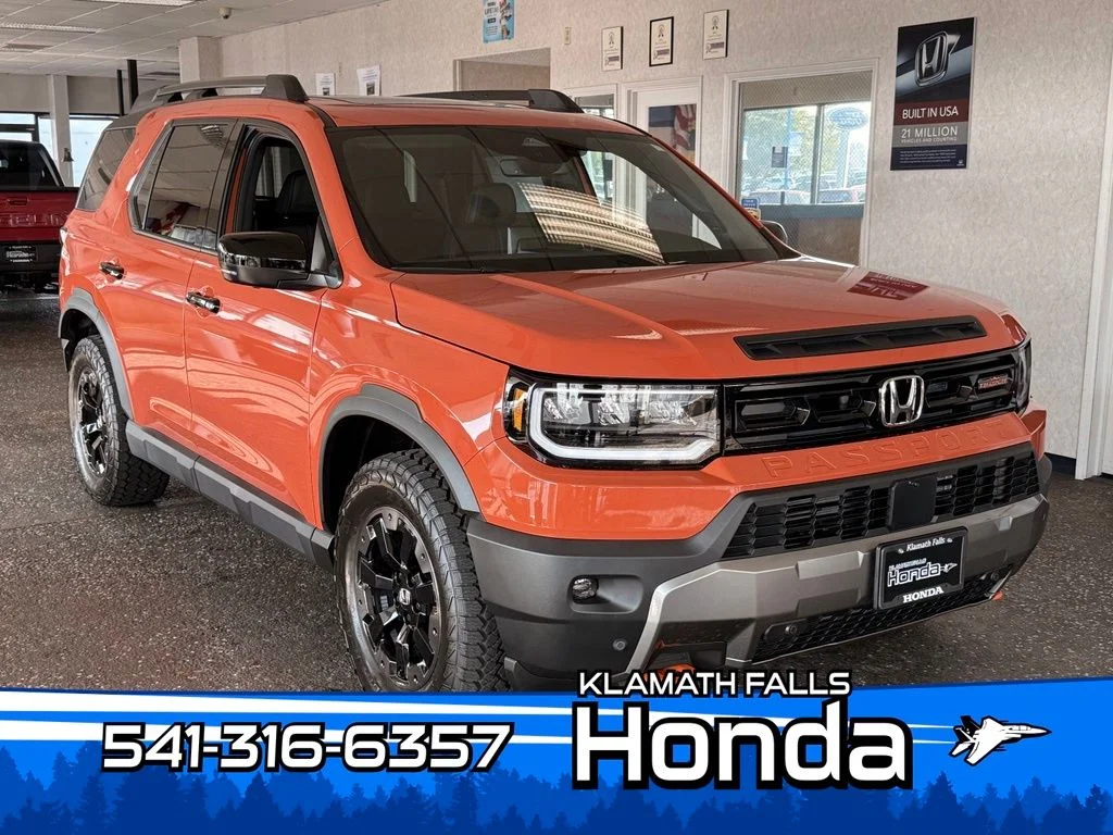 New 2026 Sunset Orange Honda TrailSport Elite image 1