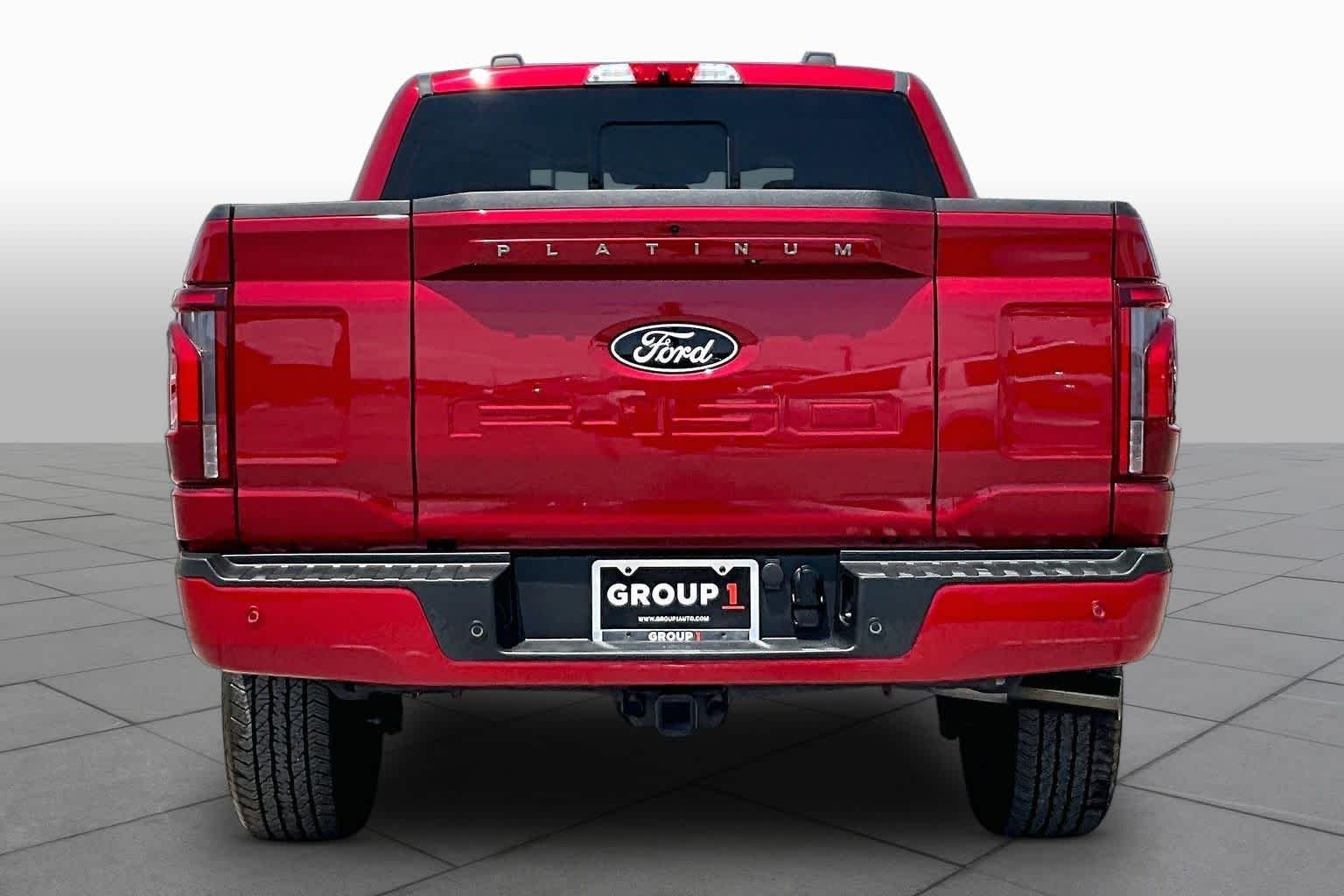 Used 2025 Rapid Red Metallic Tinted Clearcoat Ford Platinum image 5