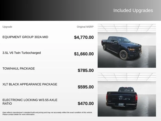 Used 2024 Blue Ford XLT image 4
