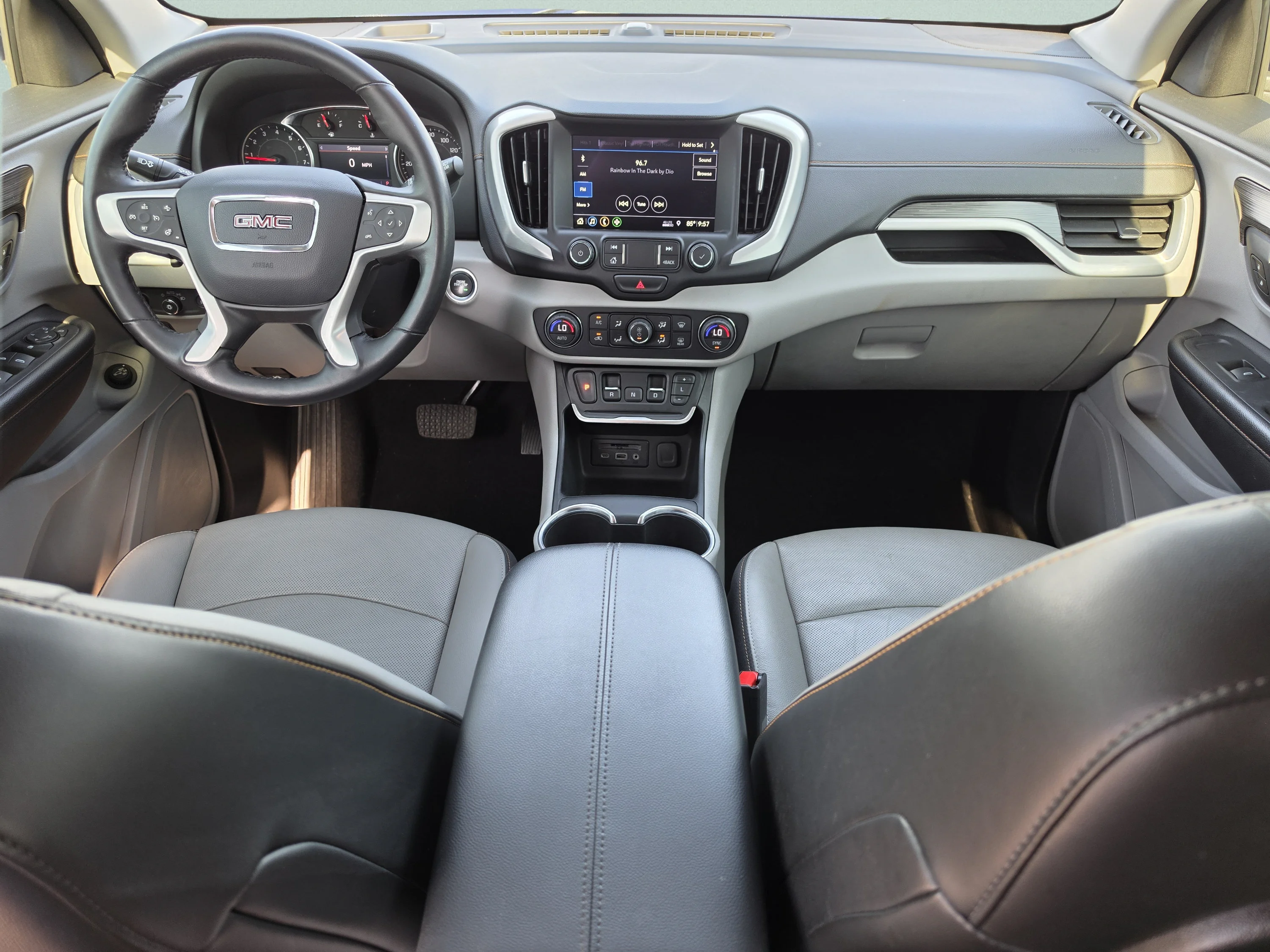Used 2020 Blue Emerald Metallic GMC SLT image 19