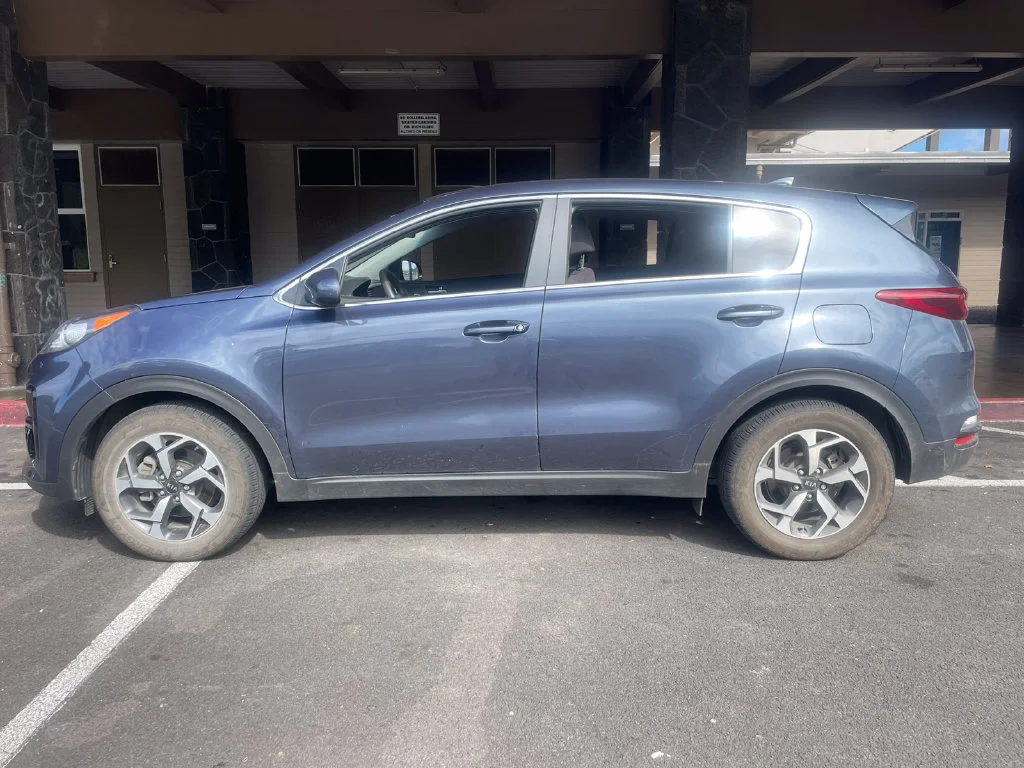 Used 2020 Blue Kia LX image 10