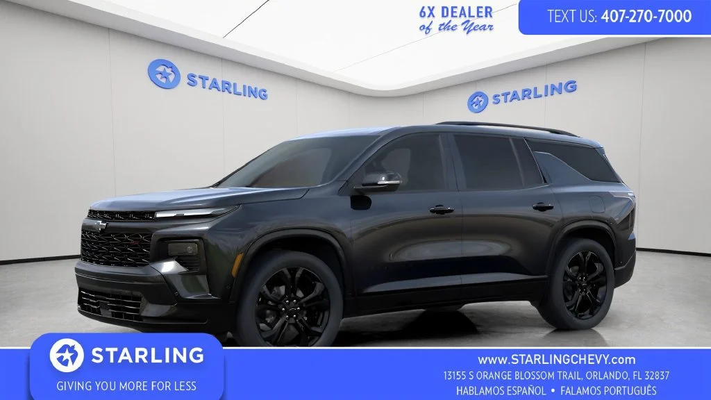 New 2027 Mosaic Black Metallic Chevrolet RS image 1