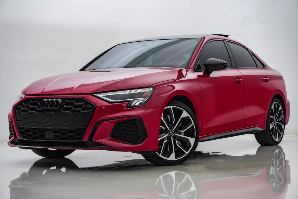 Used 2023 Tango Red Audi 2.0T Premium Plus image 1