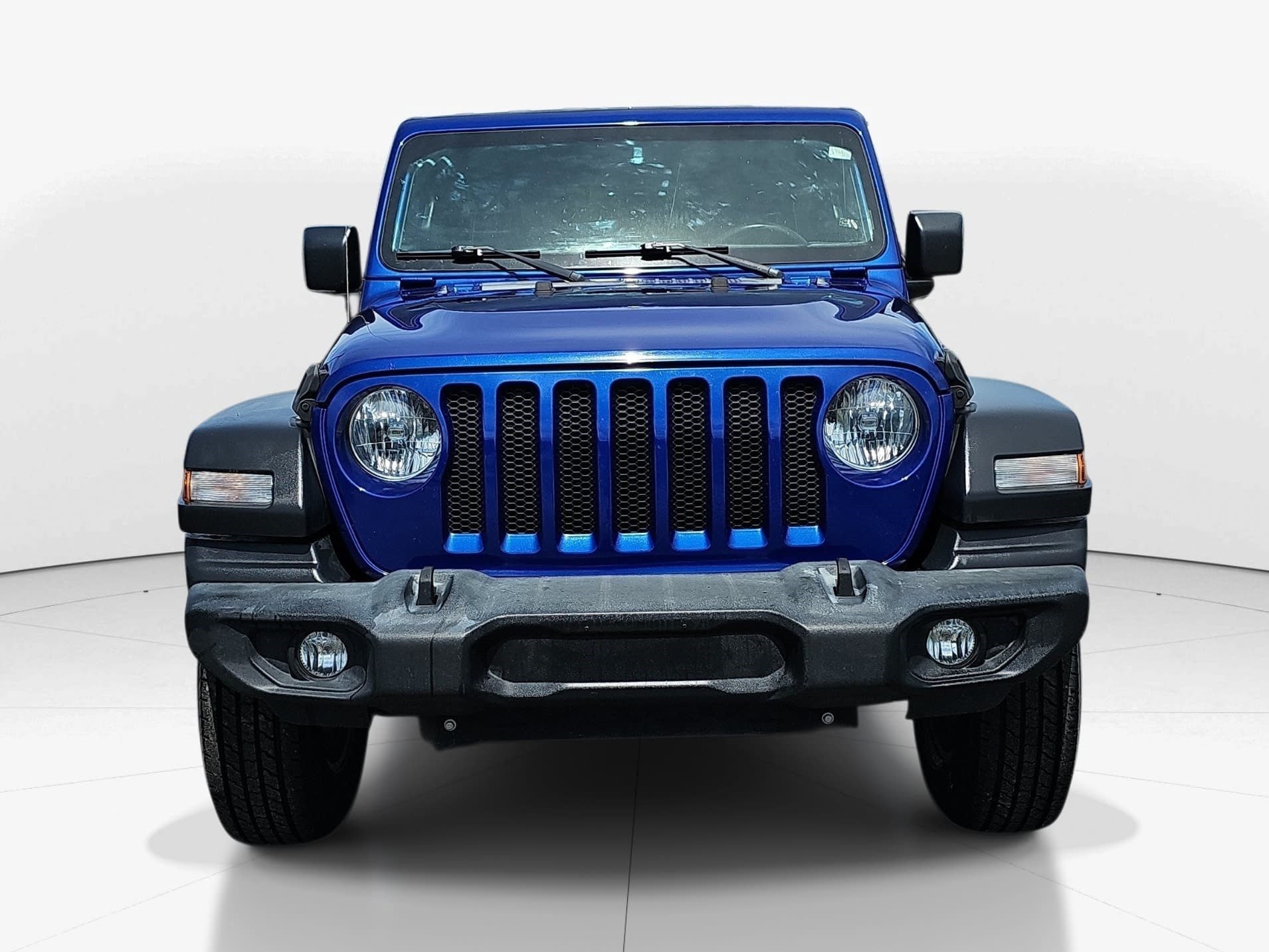 Used 2019 Ocean Blue Metallic Clearcoat Jeep Sport S image 8