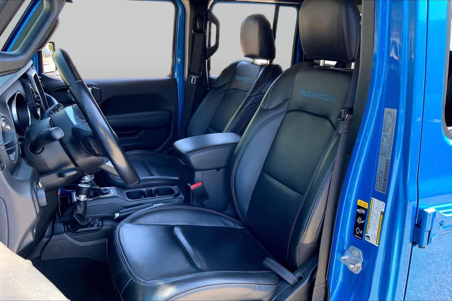 Used 2022 Hydro Blue Pearlcoat Jeep Unlimited Rubicon image 8