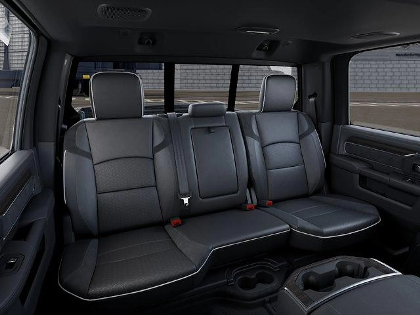 New 2027 Ceramic Gray Clear-Coat Exterior Paint RAM Laramie 4x4 Crew Cab 6