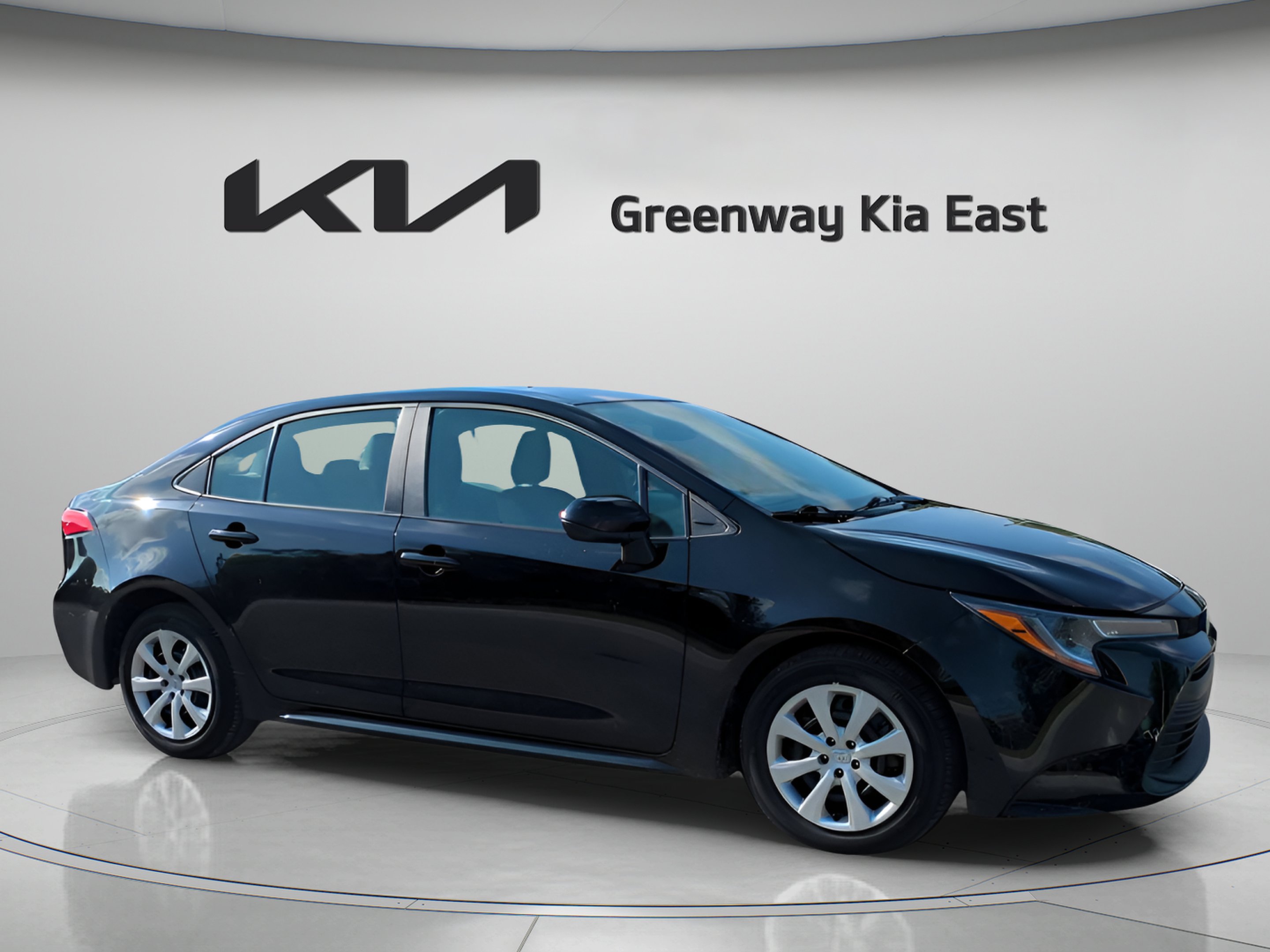 Used 2024 Midnight Black Metallic Toyota LE image 3