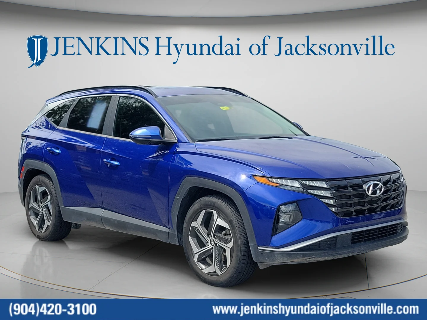 Used 2022 Intense Blue Hyundai SEL image 1