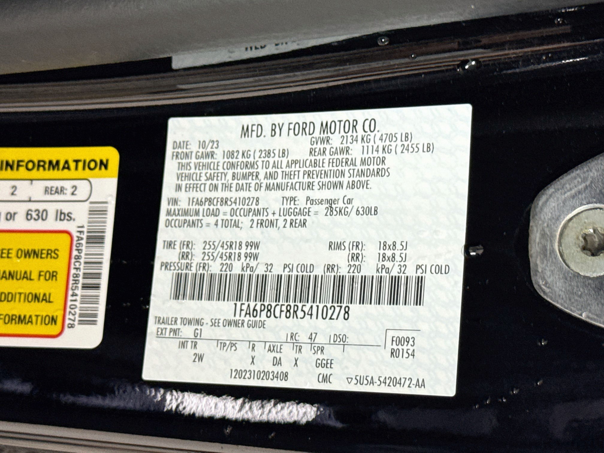 Used 2024 Blk Ford GT image 30